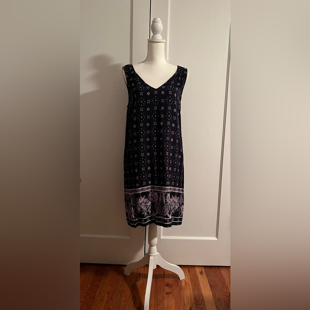 Gap Blue and Purple  Sleeveless Dress
